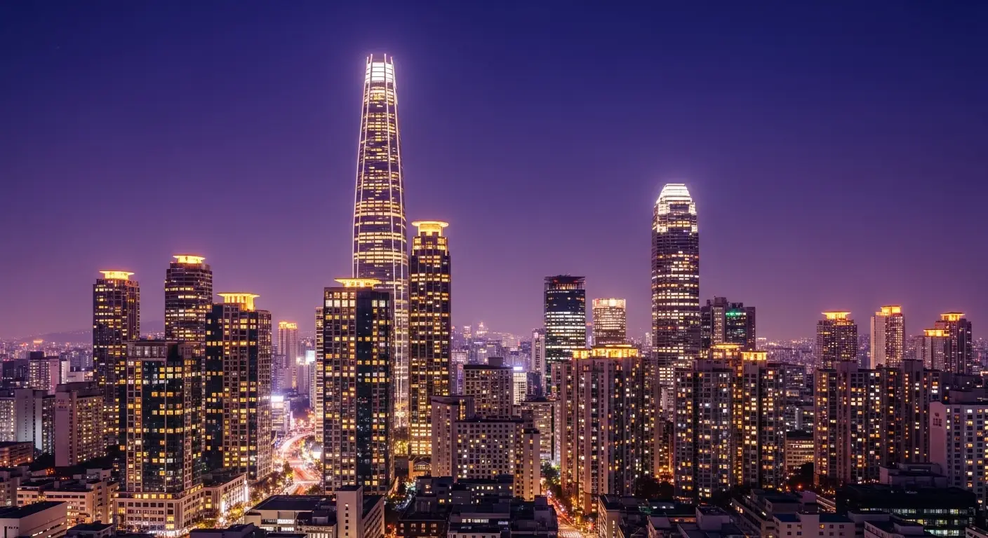 강남구구단 도보권 강남 핵심 권역 야경 스카이라인 논현 역삼 강남역 호텔 권역